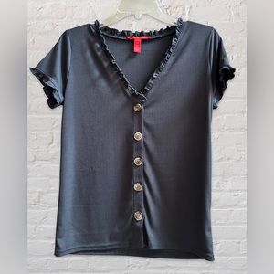 C&V Chelsea & Violet Junior's Blouse | Size M